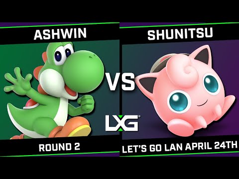 Ashwin (Yoshi) vs Shunitsu (Jigglypuff) - LXG Let's Go LAN April 24th