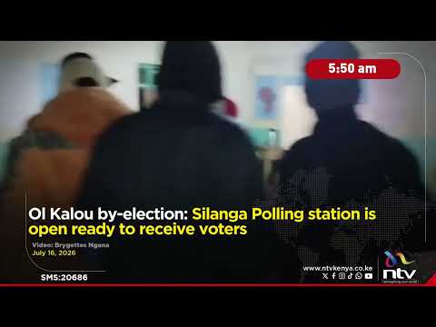 Ol Kalou by-election: Silanga Polling station is open ready to receive voters