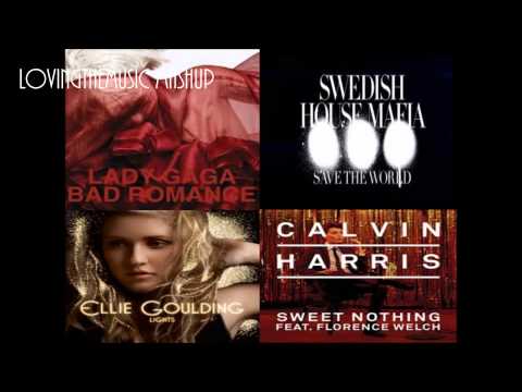 Lady Gaga Vs SHM Vs Ellie Goulding Vs Calvin Harris- Save The Sweet Bad Lights (LovingTheMusic Mix)