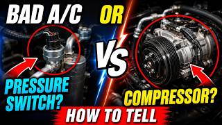 Car AC Blowing warm air? How to Test & Reset a Bad AC pressure switch and  AC compressor