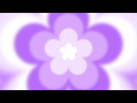 4K 1 Hour Y2K Aesthetic Background Video Aura Purple Flower Tunnel Screensaver Lightning Mood Light