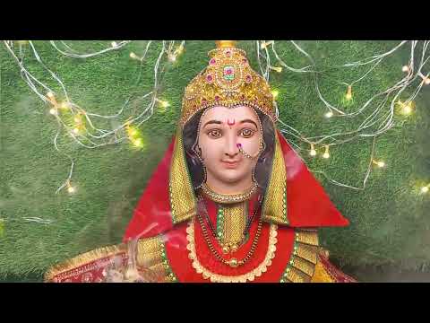 Devi Face Mukhota/Goddess Face of Maa Mahalakshmi for Puja video