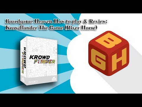 Boardgame Heaven How To Play & Review: Krowdfunder: The Game
