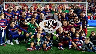 FC Barcelona - [360º] The Copa del Rey 2015/16 celebrations on the Vicente Calderón pitch