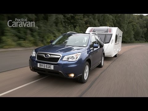 Praktischer Wohnwagen | Subaru Forester | Anhängertest 2013