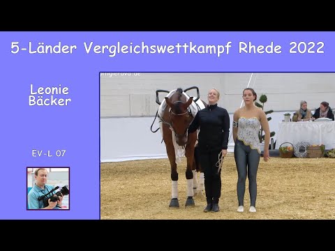 Leonie Bäcker - EV-L 07 - 5-LVWK Rhede 2022