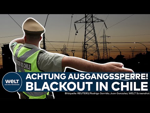 Video Thumbnail: AUSNAHMEZUSTAND IN CHILE: Stromausfall — Ausgangssperre wegen Blackout verhängt