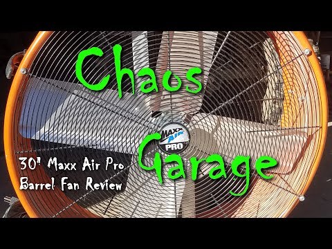 MaxxAir Pro 30” Industrial Fan Initial Impressions & Review
