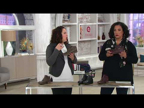 Earth Leather Ruched Ankle Boots - Ronan on QVC