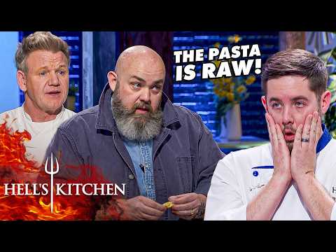 Chef Ramsay & Evan Funke Question Pasta Shapes & Undercooked Pasta | Hell's Kitchen