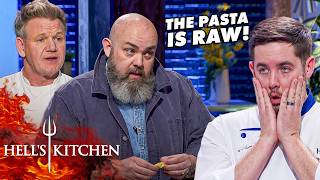 Chef Ramsay & Evan Funke Question Pasta Shapes & Undercooked Pasta | Hell's Kitchen