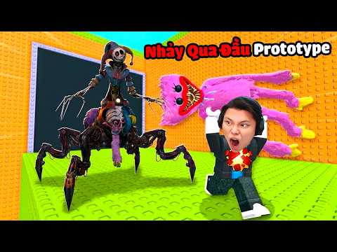 [ROBLOX] JayGray Nhảy Qua Đầu PROTOTYPE 1006👈🤣Thử Thách Troll Trùm Cuối Cứu Bạn Bè Poppy Playtime 5