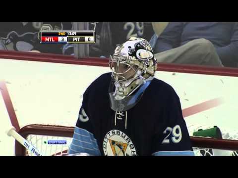 [HD]Goal Mike Cammalleri  (Canadiens & Penguins) NHL Mar 12, 2011