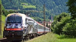 preview picture of video 'Brennerbahn / Ferrovia del Brennero in Gossensaß/Colle Isarco Teil 2'