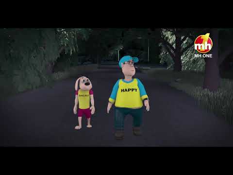 Happy Sheru || Jungle Ch Sher || Funny Cartoon Animation