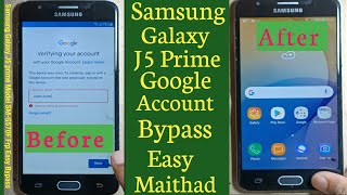 Samsung galaxy j5 prime google account bypass easy method