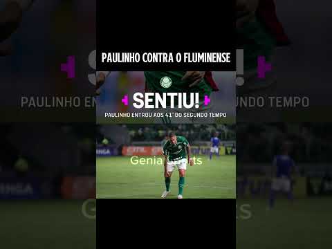 Paulinho não consegue jogar um jogo sem se machucar