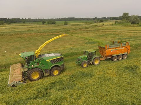 TRINCIATO ORZO 2020 / BARLEY SILAGE  / JOHN DEERE 9600i / DOMINONI MPD 612 /  TEAM TINELLI