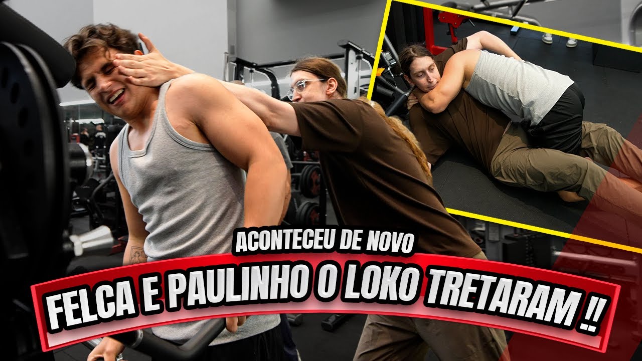 🚨PAULINHO O LOKO E FELCA TRETARAM NO CT - PRIMEIRO TREINO JUNTOS !