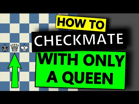 How to checkmate with a King and a Queen - Step by step process that works every time!