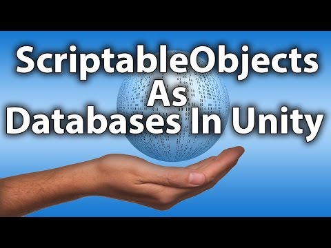 Scriptableobjects As A Database Example In Unity 5