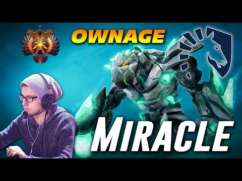 Miracle Tiny 16 min OWNAGE | Battle Cup | Dota 2 Pro Gameplay