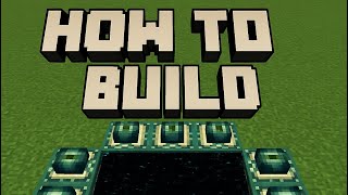 How to build an Ender Portal in Minecraft