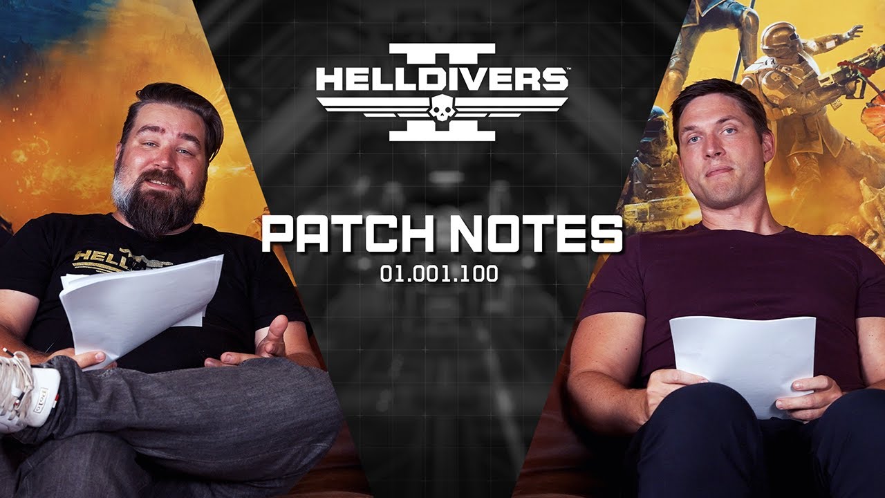 Helldivers 2 Patch Notes - Patch 01.001.100 - YouTube