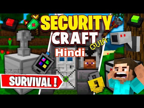 Security Craft Addon For MCPE | In HINDI | Security Craft Addon For 1.19+ | Contentaland