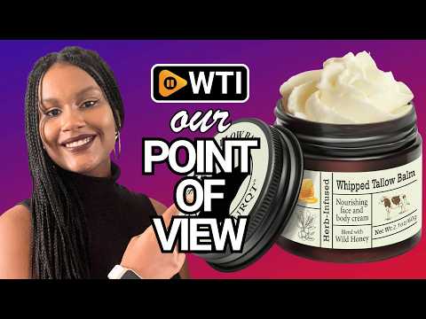 URQT Beef Tallow for Skin - Organic Grass-Fed Whipped Beef Tallow and Honey Balm - Deeply Moisturizing for Face & Body - Natural Skin Care for Soft - WTI product video review