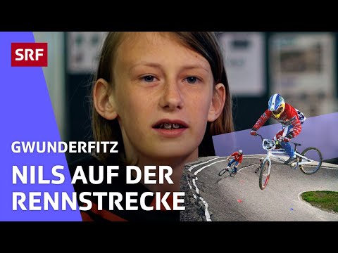 Wie fährt man ein BMX-Rennen auf dem Pumptrack? | Gwunderfitz | SRF Kids – Kindervideos