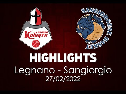 Highlights Legnano - Sangiorgio del 27/02/2022