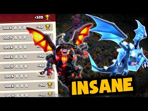 LESS then 2 minutes in EVERY ATTACK to Destroy the BASE! FASTEST ARMY with new DRAGON DUKE HERO!