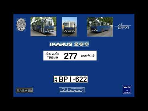 [SOUND] BPI-622 BKV 277-es viszonylat Ikarus 260.46  /Budapest Bus Sound/