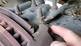 Ford E250 Rear Brake Caliper Access solved