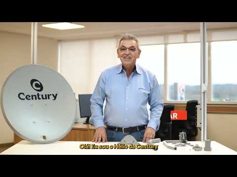 ANTENA PARABÓLICA CENTURY 60CM BANDA KU (CINZA)