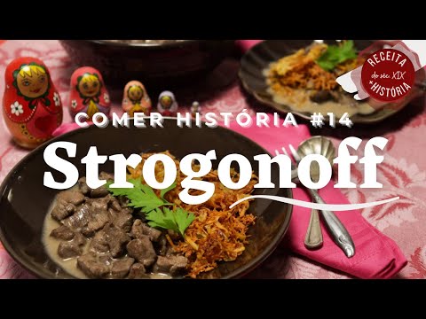 , title : 'Strogonoff: uma história da Rússia pro Brasil - e a primeira receita do prato, direto do séc. XIX!'