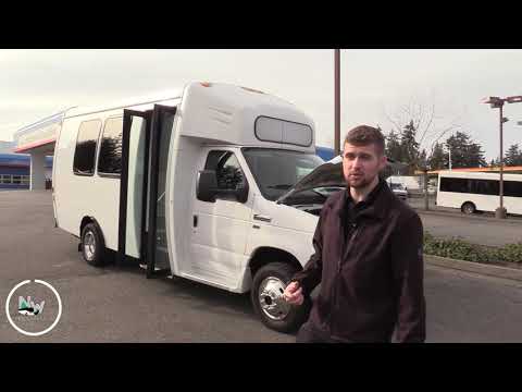 2015 Ford Ameritrans 14 + Rear Luggage Shuttle Bus - S07751