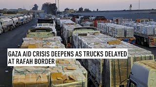Gaza Aid Crisis Deepens as Trucks Delayed at Rafah Border