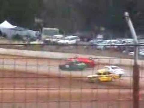 junior sedan rollover at redline ouch!