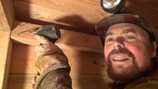 TIMBERING A MINE !!!! HowThey Did It.  ask Jeff Williams