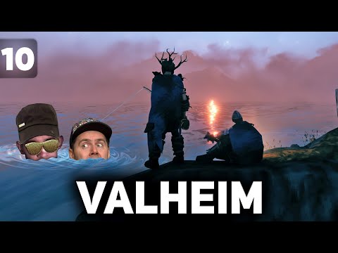 Достраиваем замок для удобной рыбалки 🧔 Valheim Ashlands [PC 2021] #10