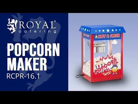 Video - Popcornmachine - Amerikaans ontwerp