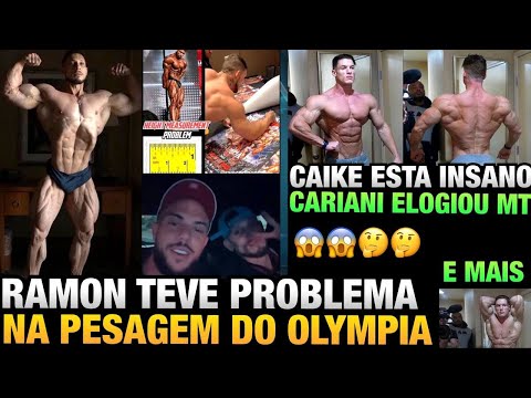 RAMON NÃO BATEU PESO ?? SUSTO NA PESAGEM DO OLYMPIA MAS DEU TUDO CERTO + CAIKE ABSURDO