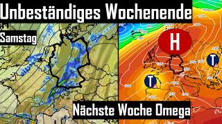 KALTFRONT am FREITAG🌦️ - WOCHENENDE mit HÖHENTIEF unbeständig - Nächste WOCHE ne