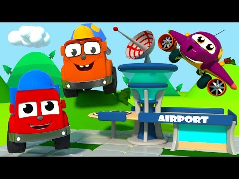 FRIENDS ON WHEELS EP 9 - THE MIGHTY MACHINES ARE BUILDING AN AIRPORT