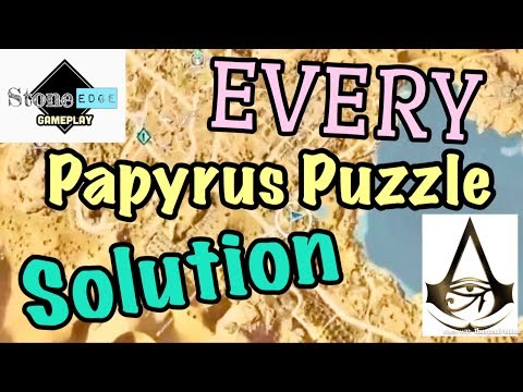 Assassin’s Creed Origins - All Papyrus Puzzles Solutions / Locations
