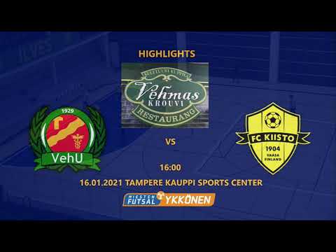 Highlights: VehU - FC Kiisto 1-3 16.01.2021 Futsal-Ykkönen