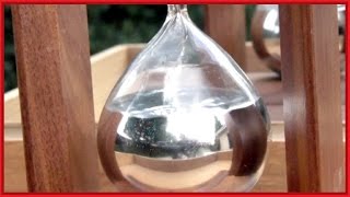 HOURGLASS  Filled with MERCURY -  Beautiful!
