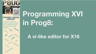 Prog8 Programming for the 6502: A vi-like editor for Commander X16/OtterX